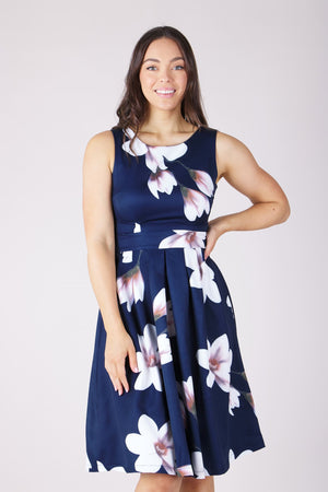 FLORAL COCKTAIL DRESS
