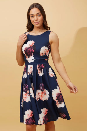 FLORAL COCKTAIL DRESS