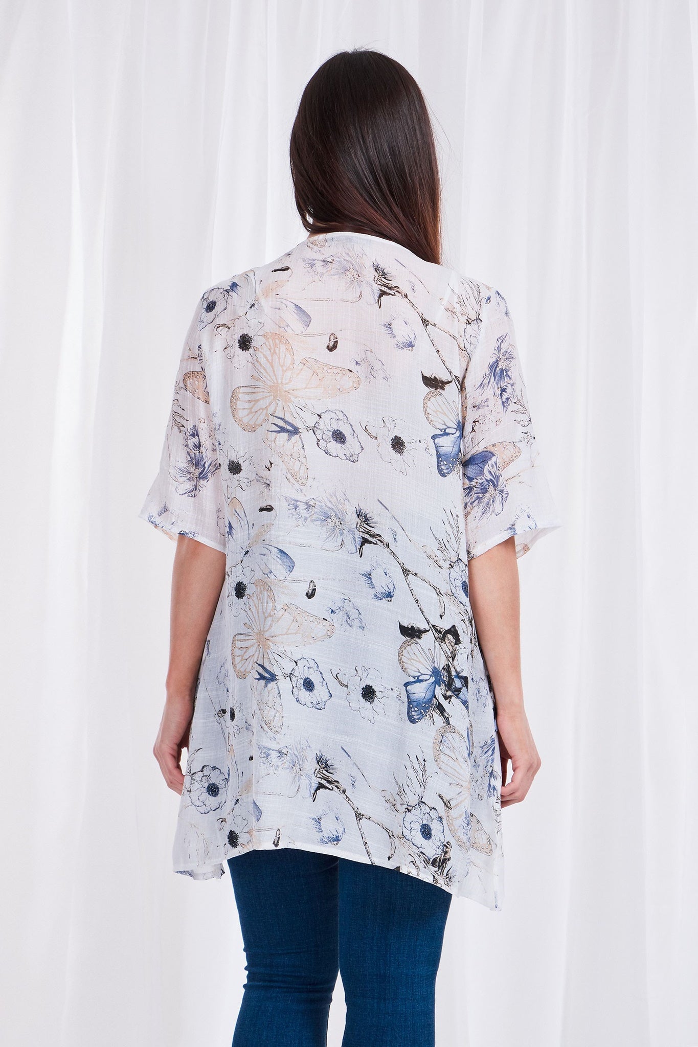 FLORAL LAYERED FRONT TOP