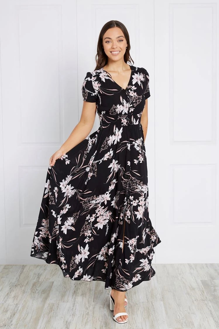 FLORAL MAXI DRESS