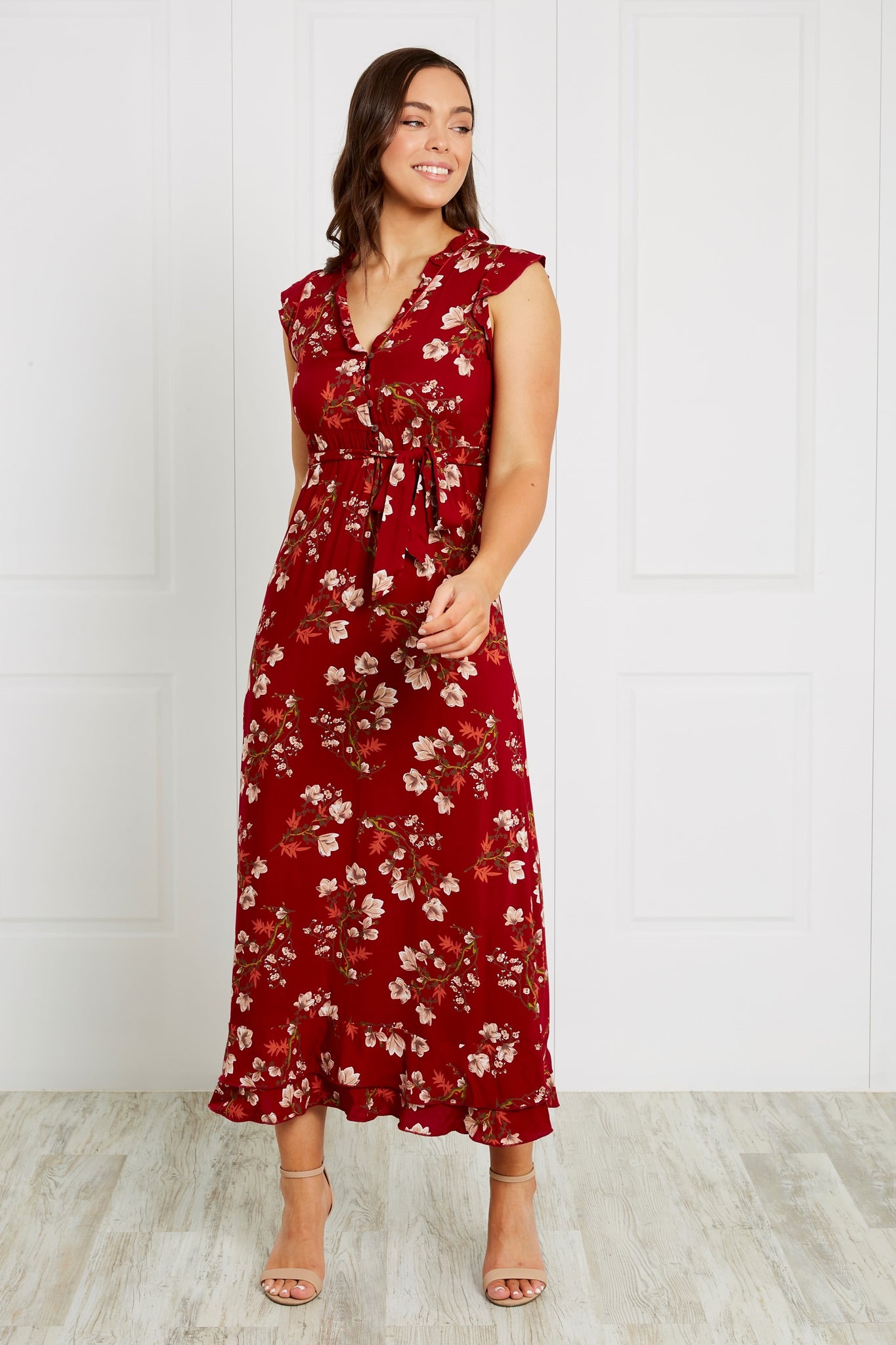 FLORAL MAXI DRESS