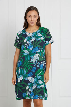 FLORAL SHIFT DRESS