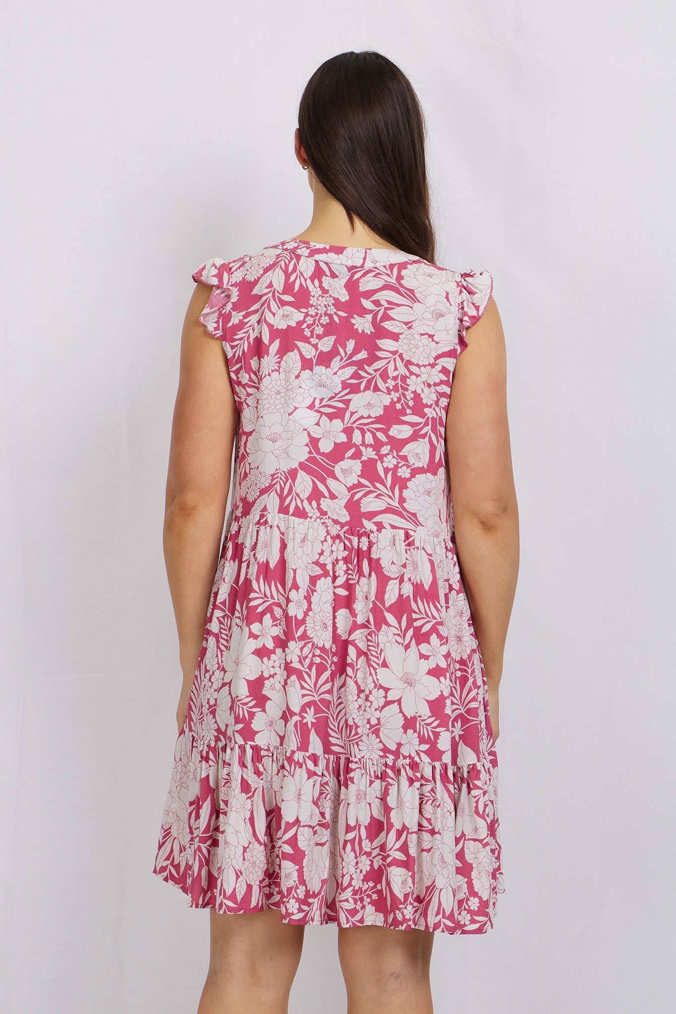 FLORAL SMOCK DRESS