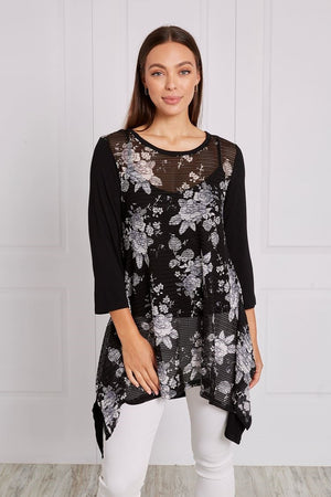 FLORAL TUNIC TOP