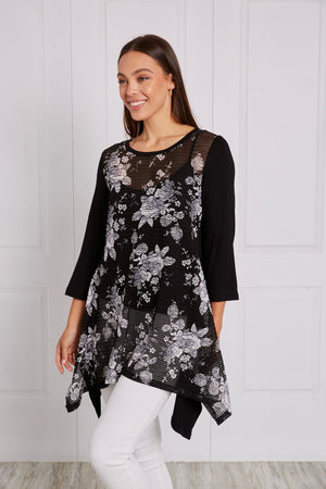 FLORAL TUNIC TOP