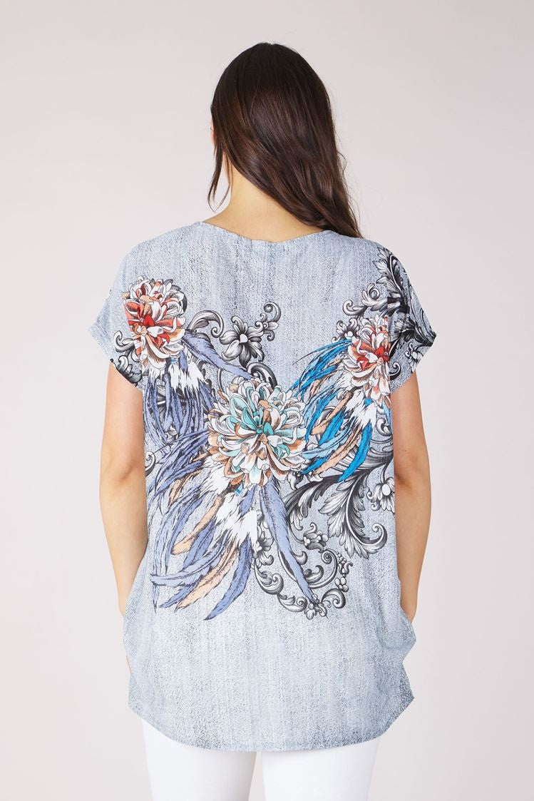 FLOWER PRINT TOP