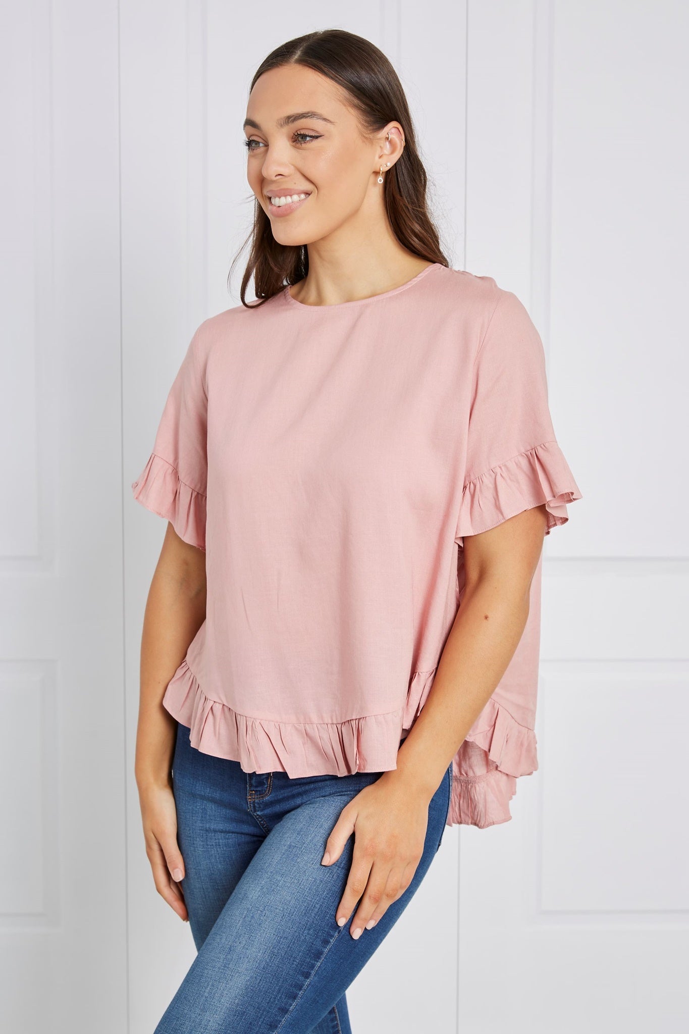FRILL DETAIL TOP