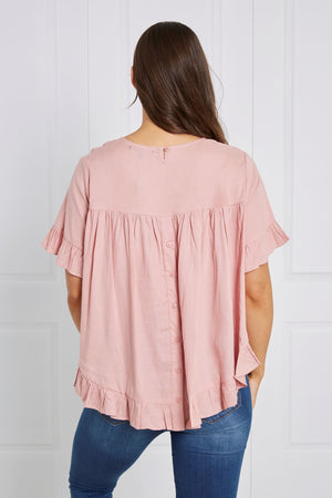 FRILL DETAIL TOP