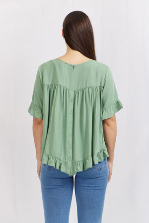 FRILL DETAIL TOP