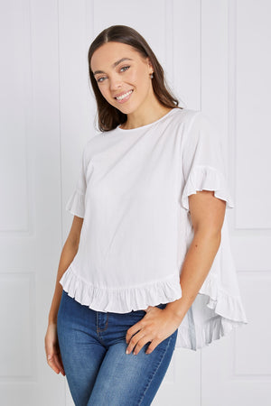 FRILL DETAIL TOP