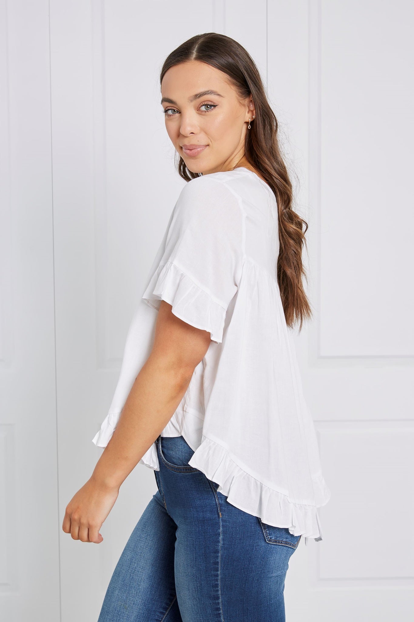 FRILL DETAIL TOP