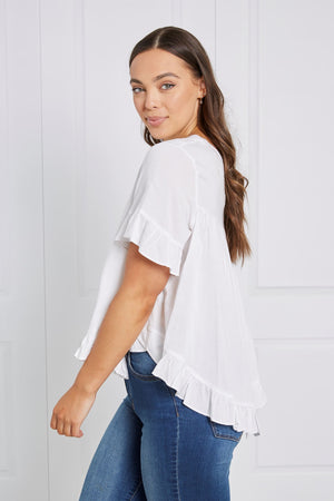 FRILL DETAIL TOP