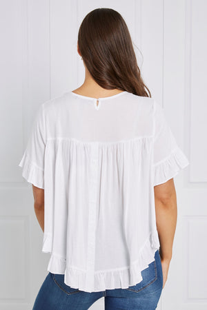 FRILL DETAIL TOP