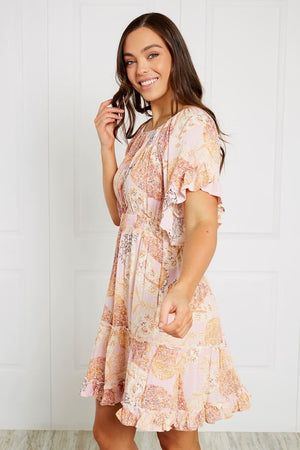 FRILL TIERED DRESS