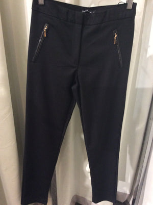 PU TRIM POCKET PANTS