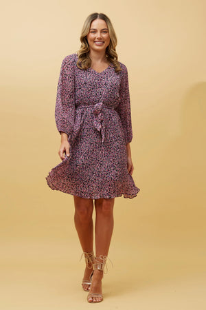 KERRI DITSY FLORAL MINI DRESS