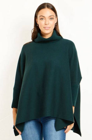 ONYX COWL NECK KNIT JUMPER