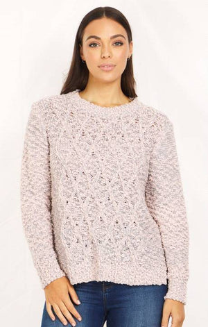 Long Sleeve Cable Knitwear Pullover