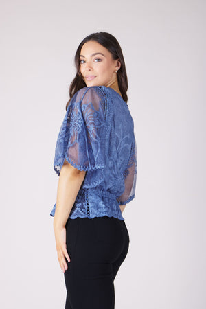 LACE AND EMBROIDERY BLOUSE