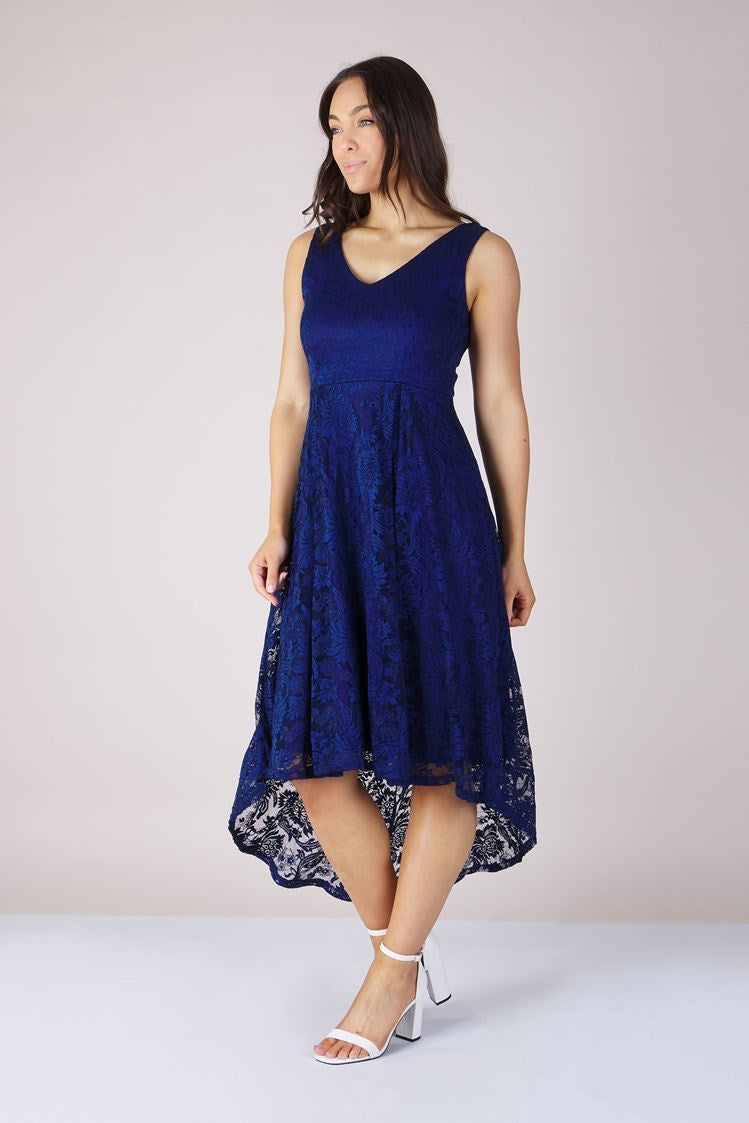 LACE HI LOW DRESS