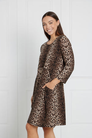 LEOPARD PRINT SHIFT DRESS