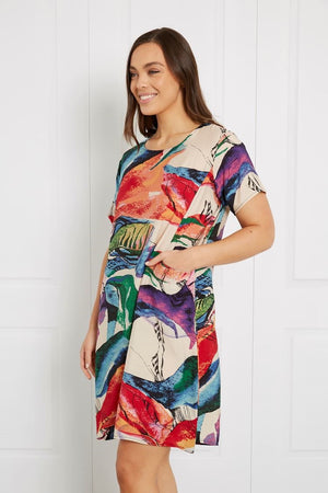 MULTI COLOURED TUNIC DRESS