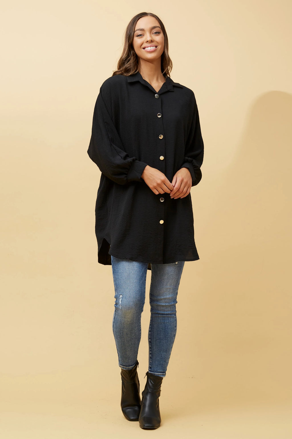 NOLA BISHOP SLEEVE SHIRT