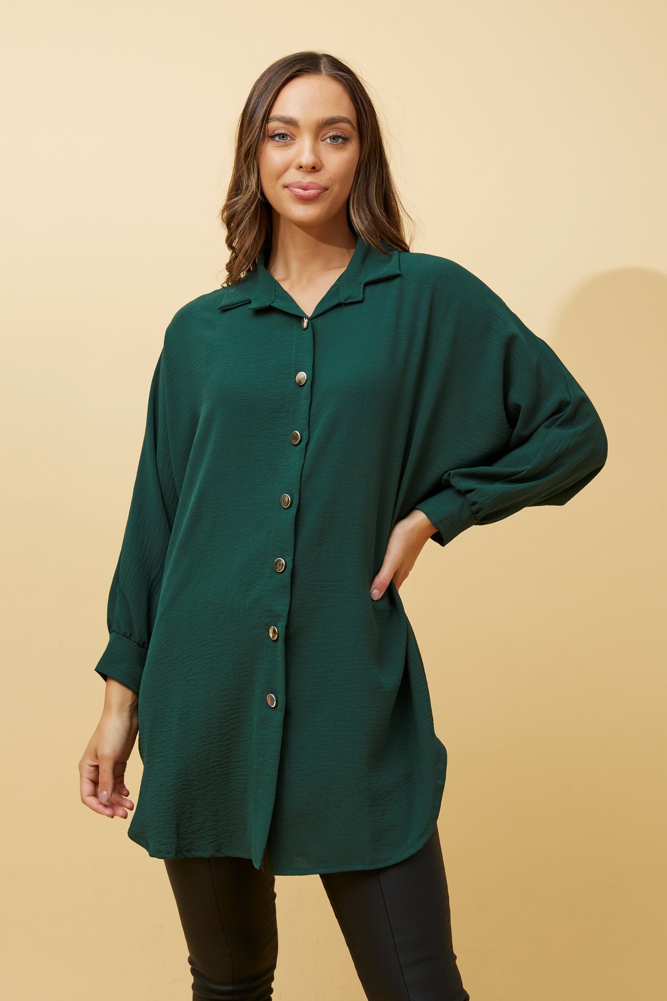 NOLA BISHOP SLEEVE SHIRT