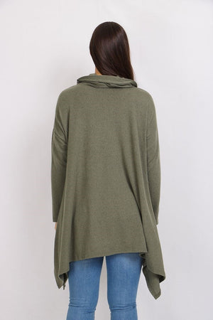 OVERSIZED ASYMMETRIC TOP