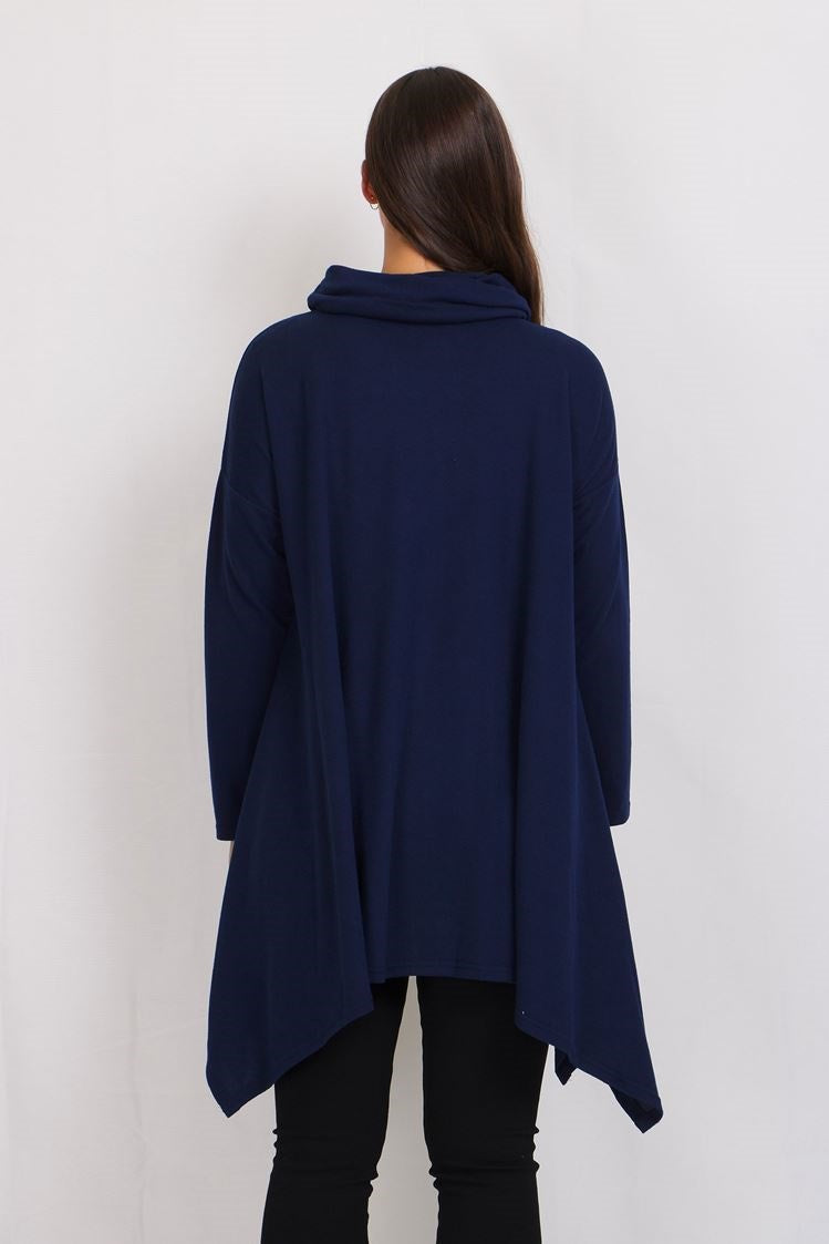 OVERSIZED ASYMMETRIC TOP