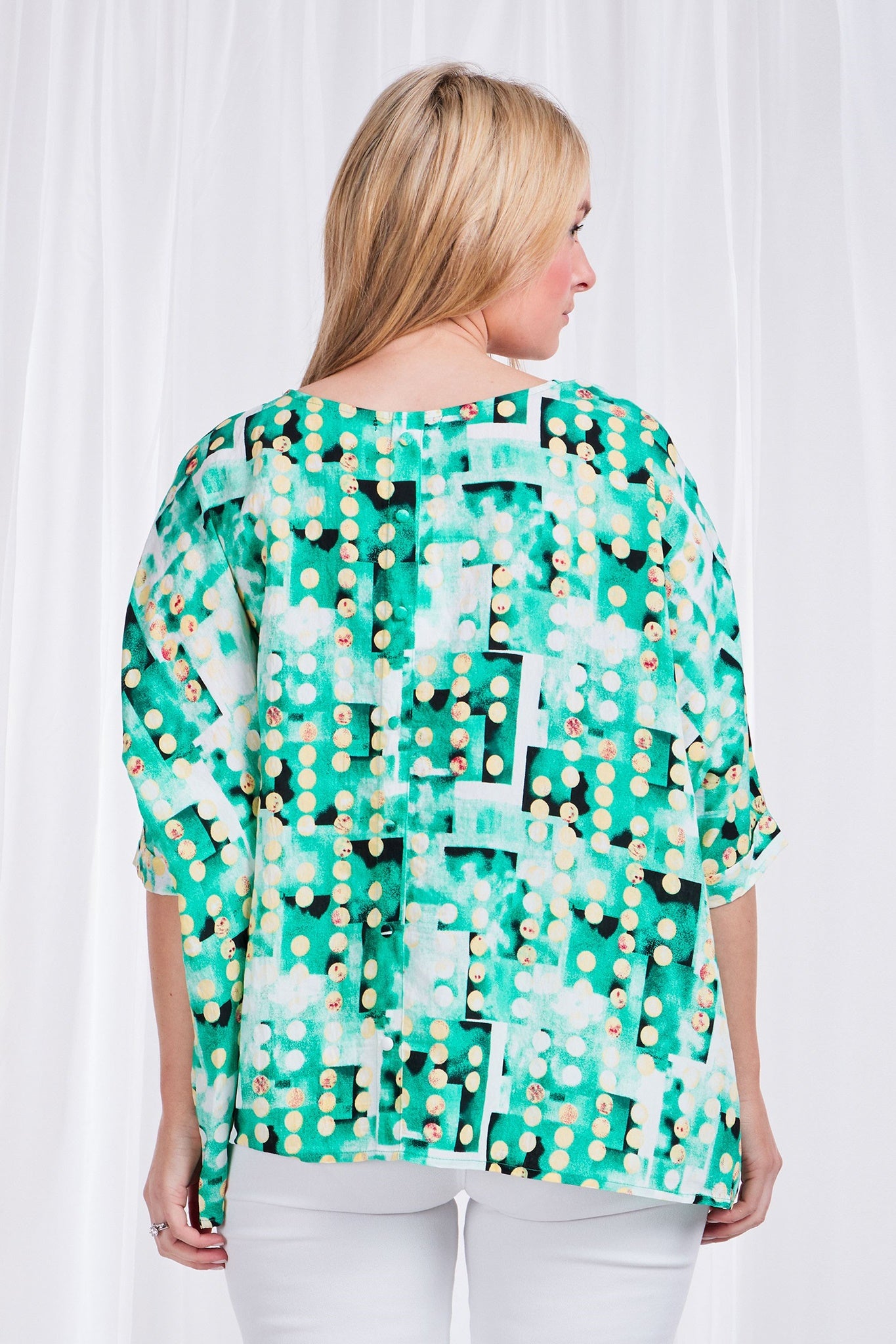 OVERSIZED PRINTED TOP