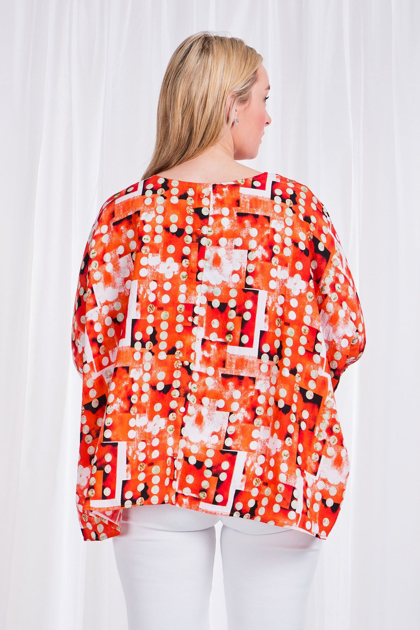 OVERSIZED PRINTED TOP