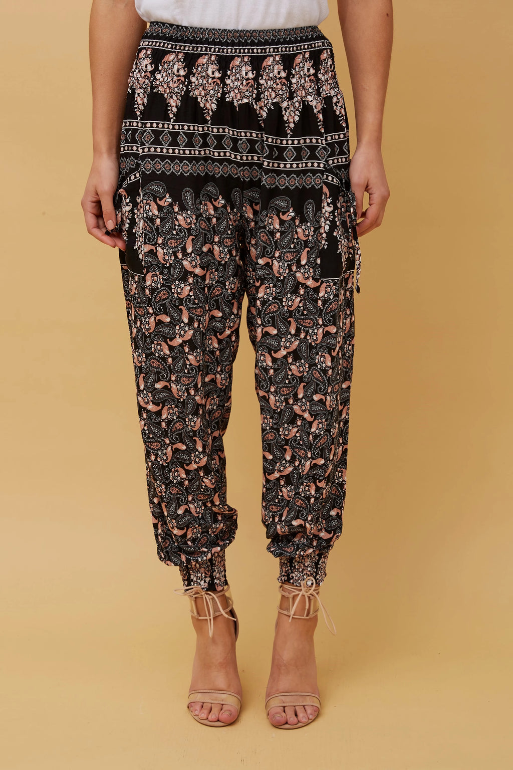 PAISLEY BOHO HAREM PANTS