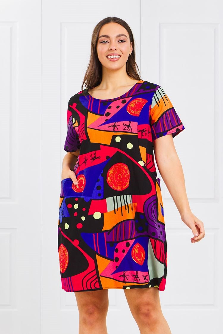 PICASSO SHIFT DRESS