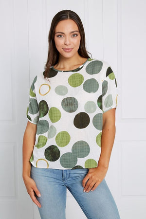 POLKA DOT TUNIC TOP