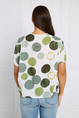 POLKA DOT TUNIC TOP