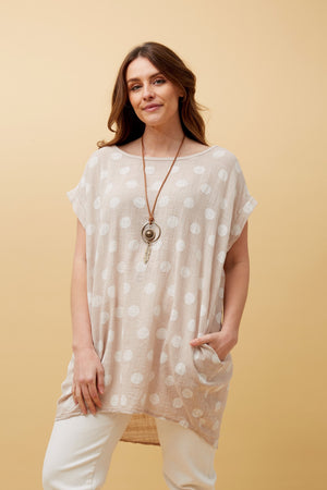 POLKA DOT TUNIC TOP