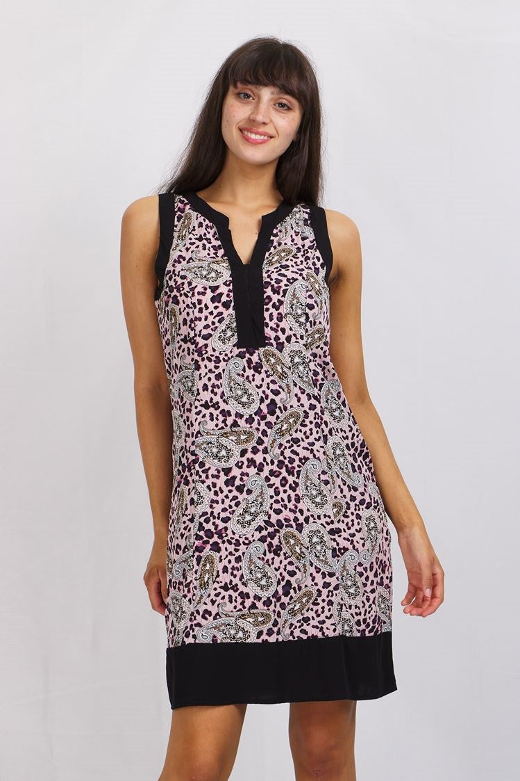 PRINTED SHIFT DRESS
