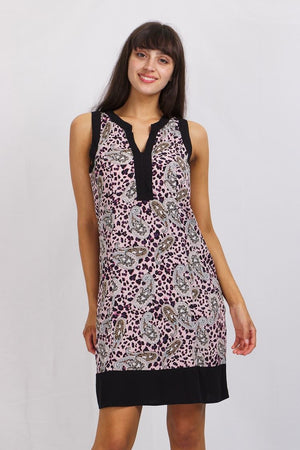 PRINTED SHIFT DRESS