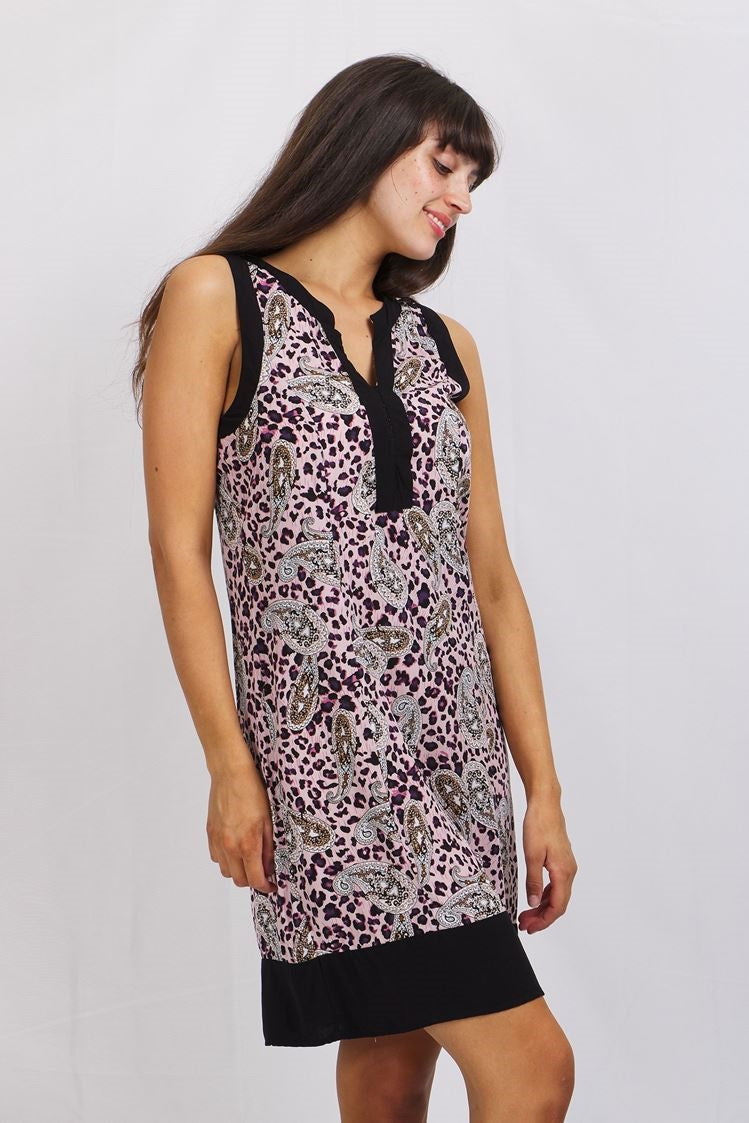 PRINTED SHIFT DRESS