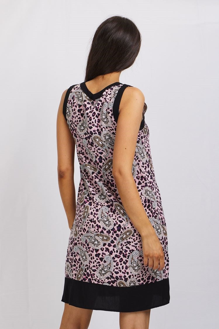 PRINTED SHIFT DRESS