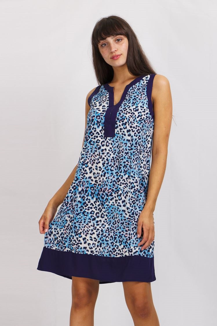 PRINTED SHIFT DRESS