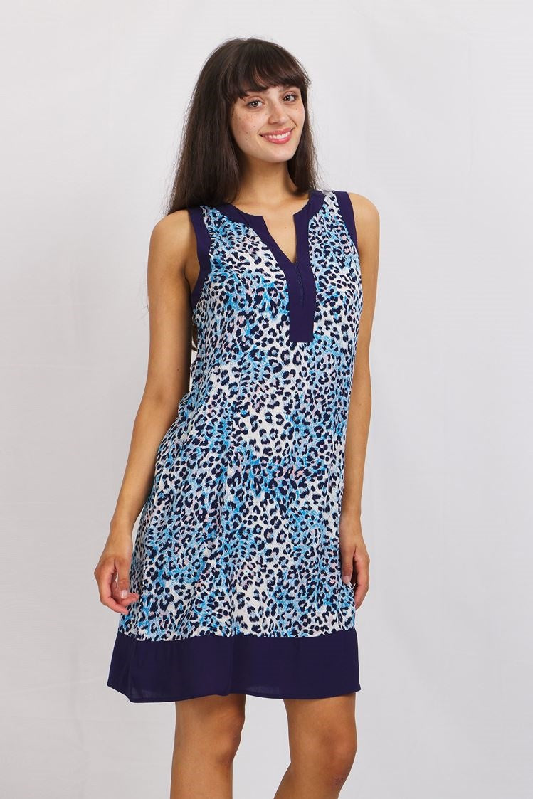 PRINTED SHIFT DRESS