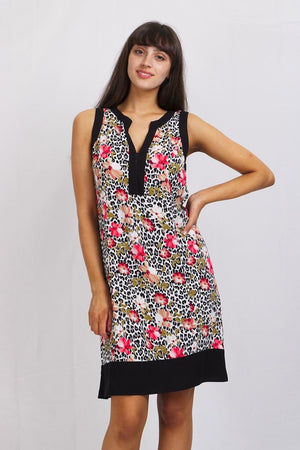PRINTED SHIFT DRESS