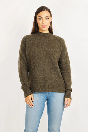 RIBBED KNITTED JUMPER