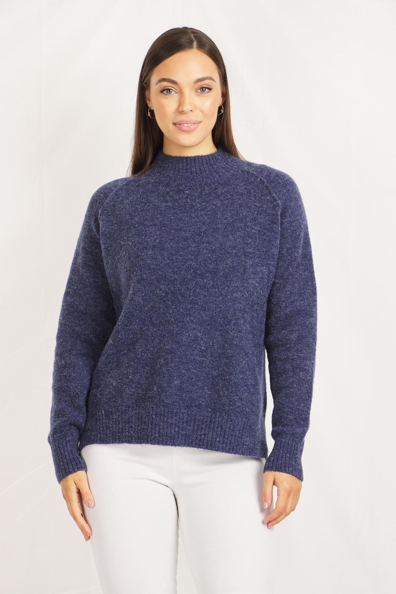 RIBBED KNITTED JUMPER