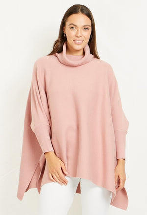 ONYX COWL NECK KNIT JUMPER