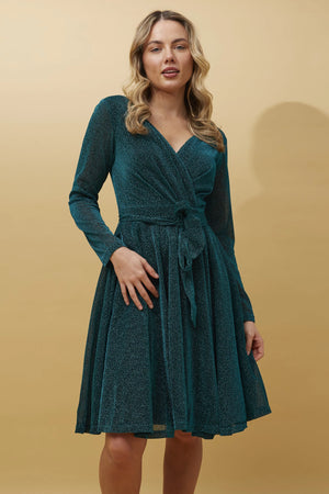 SHORT GLITTER DRESS
