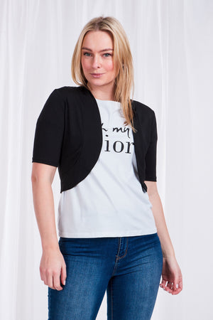 SHORT SLEEVE BOLERO