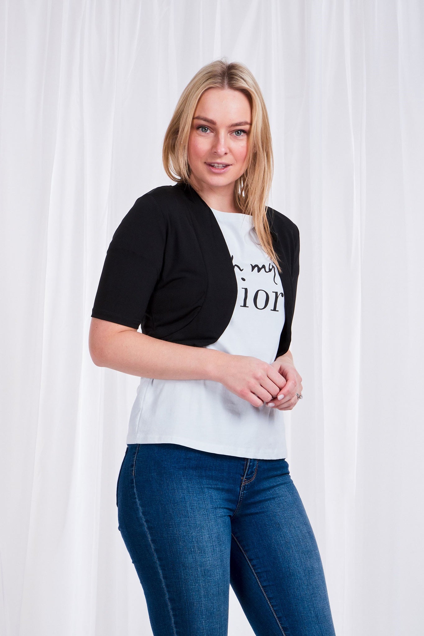 SHORT SLEEVE BOLERO
